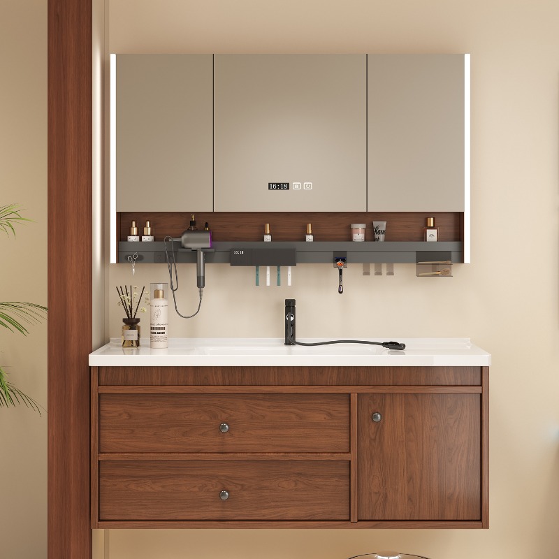 Home Bathroom Vanity Combo - Lemari Kamar Mandi Putih Ruang Tamu