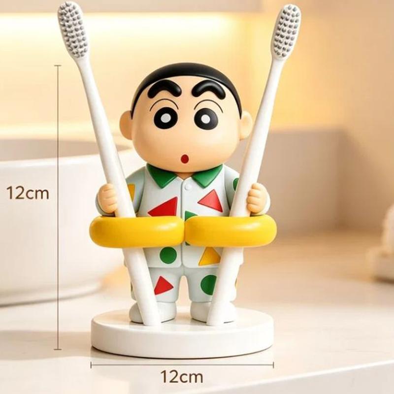 Home Edit Bathroom Storage - Tempat Sikat Gigi Lucu Kartun Crayon