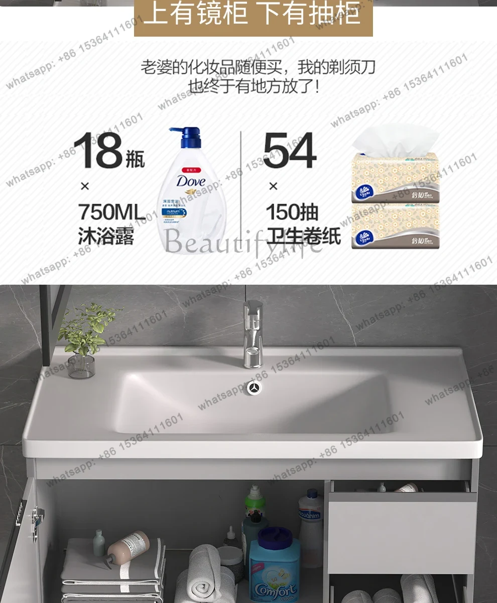 Kabinet Kamar Mandi Keramik Ru - Home Bathroom Vanity Combo ulasan dan harga