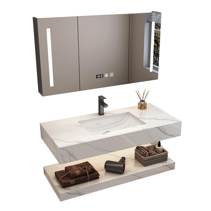 Lemari Kamar Mandi Vintage den - Home Bathroom Vanity Combo ulasan dan harga