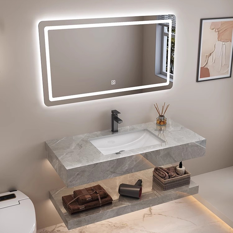Lemari Kamar Mandi Vintage den - Home Bathroom Vanity Combo ulasan dan harga