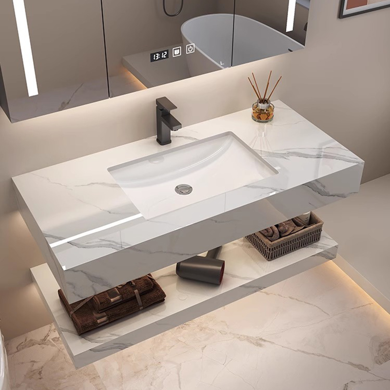 Lemari Kamar Mandi Vintage den - Home Bathroom Vanity Combo ulasan dan harga
