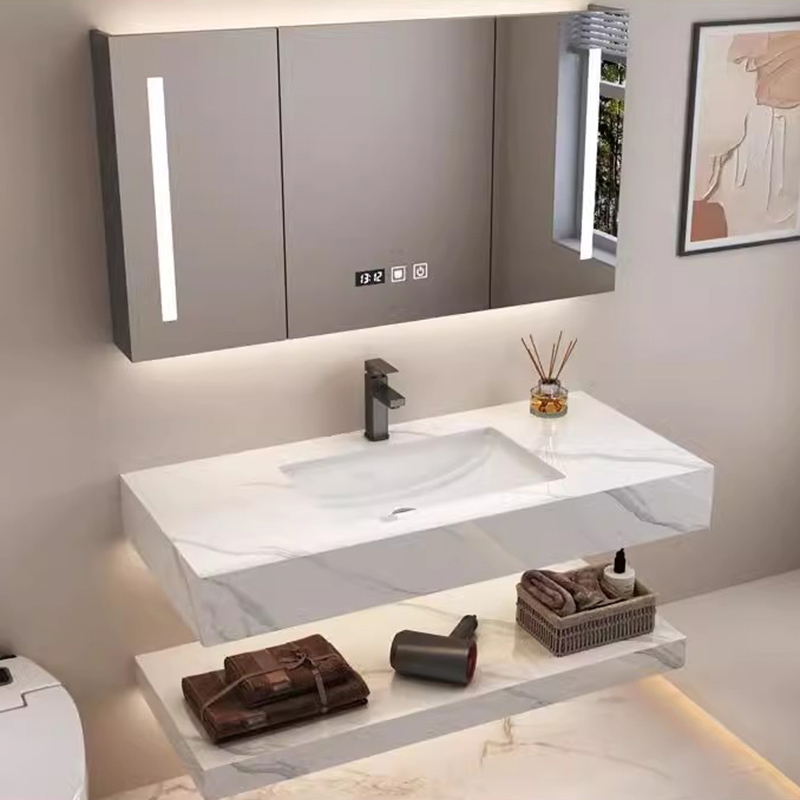 Lemari Kamar Mandi Vintage den - Home Bathroom Vanity Combo ulasan dan harga