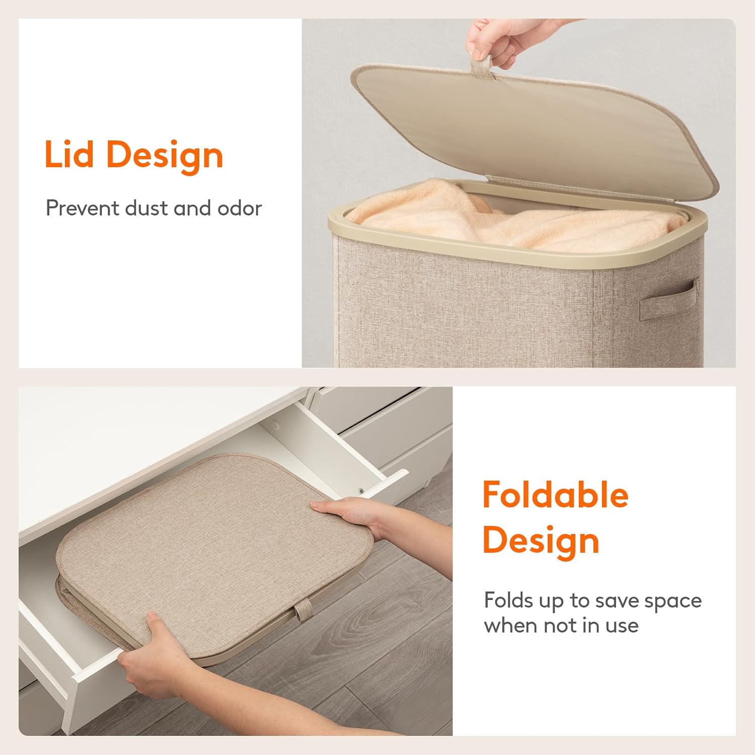 Keranjang Cucian Plastik Ekstr - Home Essentials Bathroom Storage ulasan dan harga