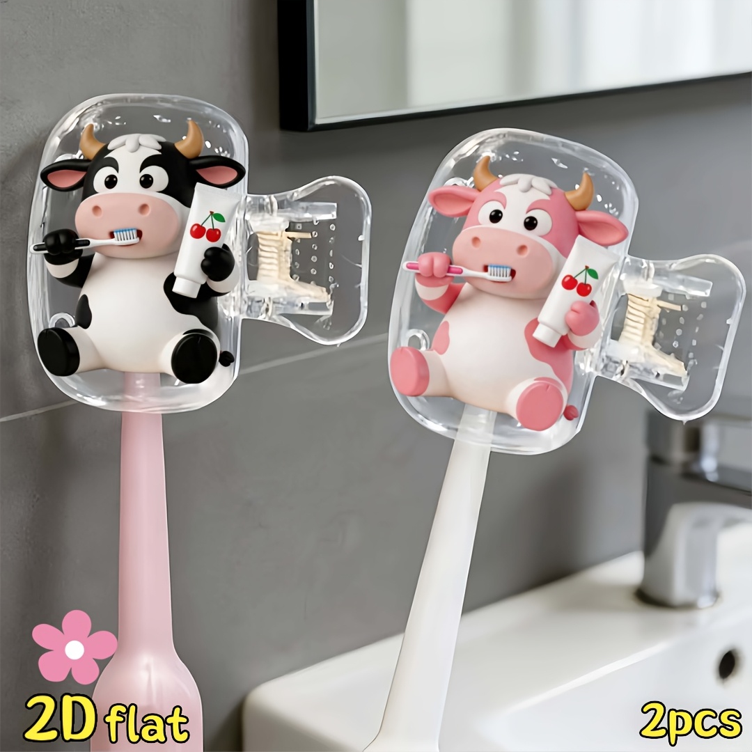 2 buah Tempat Sikat Gigi Berbe - Home Essentials Bathroom Storage ulasan dan harga