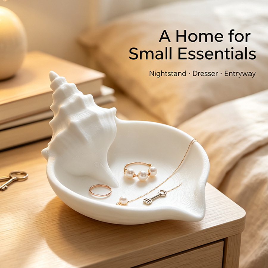 Nampan Perhiasan Berbentuk Ker - Home Essentials Bathroom Storage ulasan dan harga