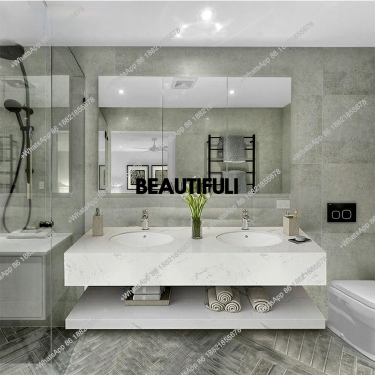 kamar mandi mewah modern yang  - Home Bathroom Vanity Combo ulasan dan harga