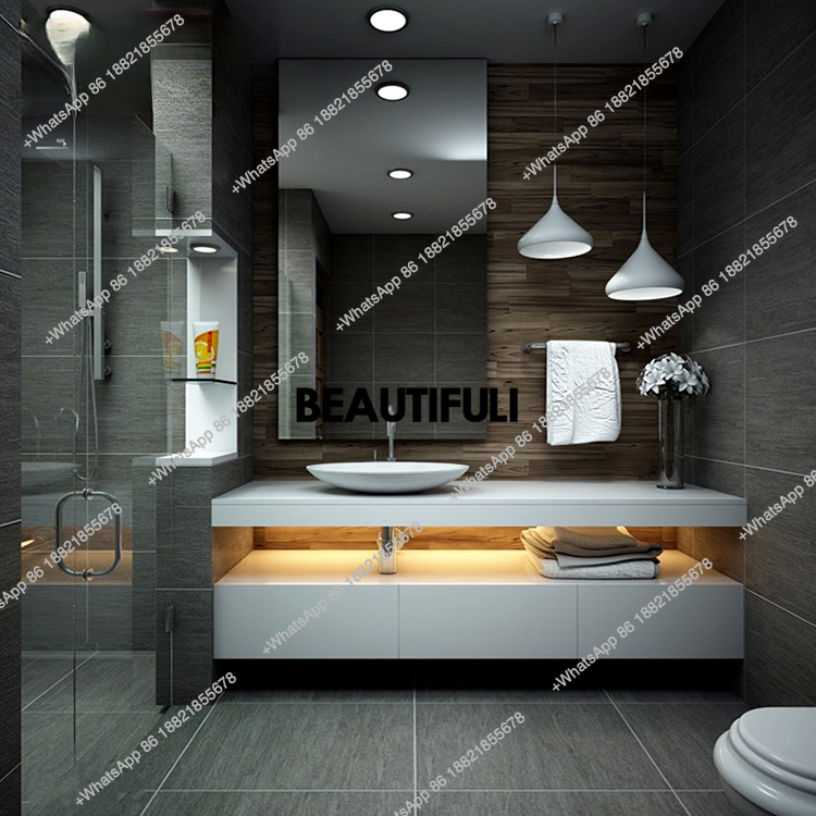 kamar mandi mewah modern yang  - Home Bathroom Vanity Combo ulasan dan harga