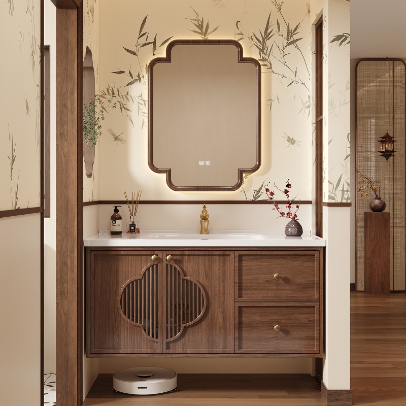 Lemari Modern Mewah dengan Lac - Home Bathroom Vanity Combo ulasan dan harga