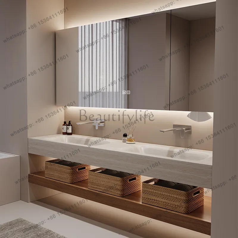 Lemari Penyimpanan Kamar Mandi - Home Bathroom Vanity Combo ulasan dan harga