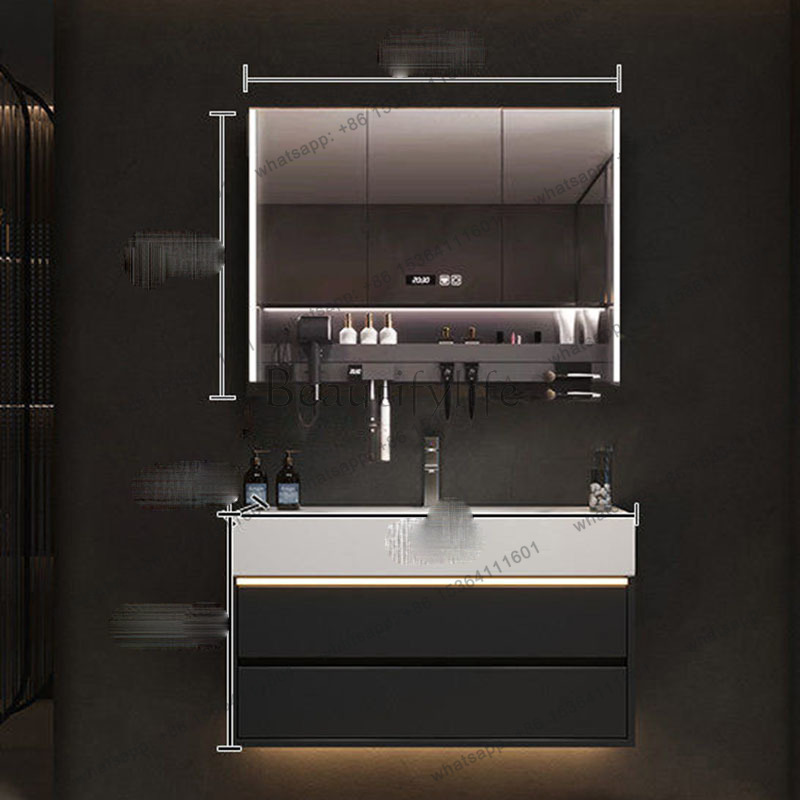 Lemari Laci Mewah YJ, Penyimpa - Home Bathroom Vanity Combo ulasan dan harga