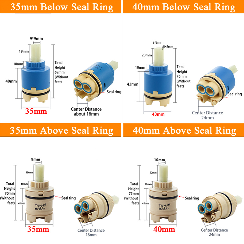 Katup Pencampur Keramik 35mm/4 - Basin Mixer Tap ulasan dan harga