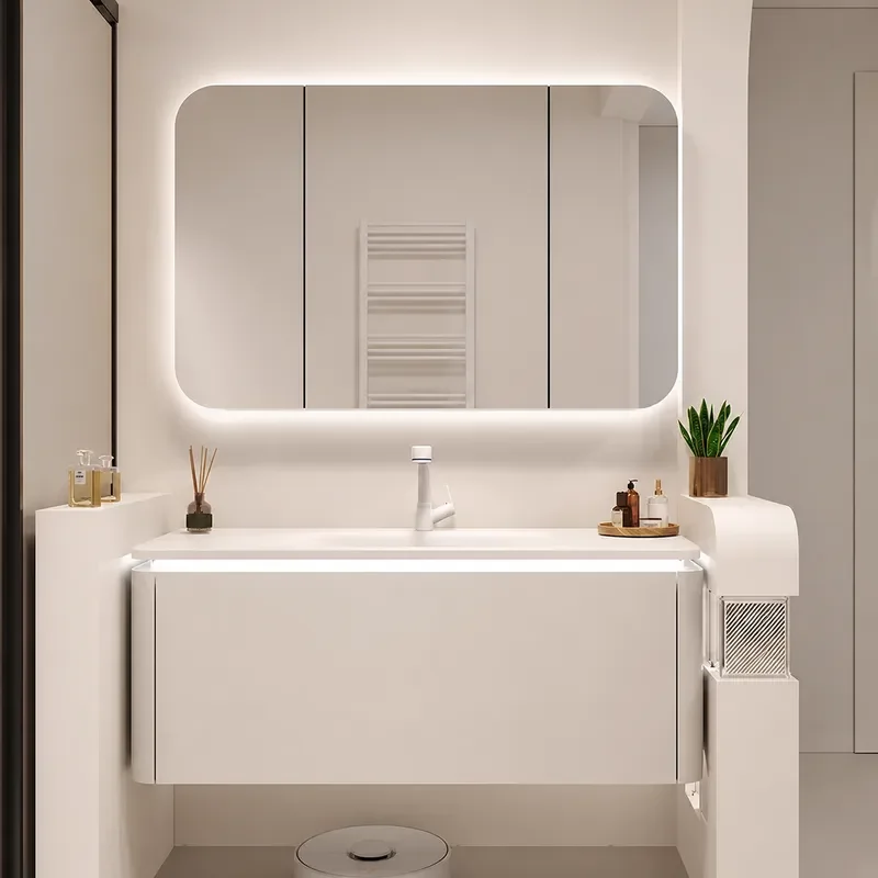 Kabinet Kamar Mandi Terintegra - Home Bathroom Vanity Combo ulasan dan harga