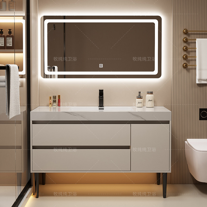 Partisi Kabinet Kamar Mandi di - Home Bathroom Vanity Combo ulasan dan harga
